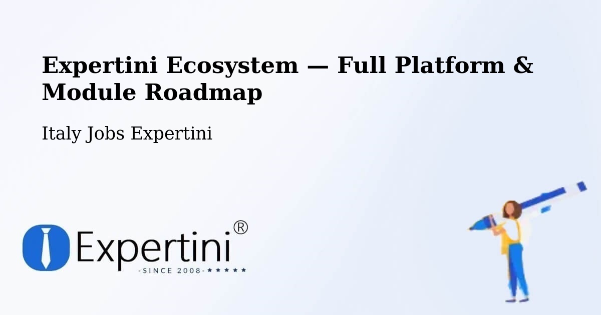 Expertini Ecosystem — Full Platform & Module Roadmap – Ricadi