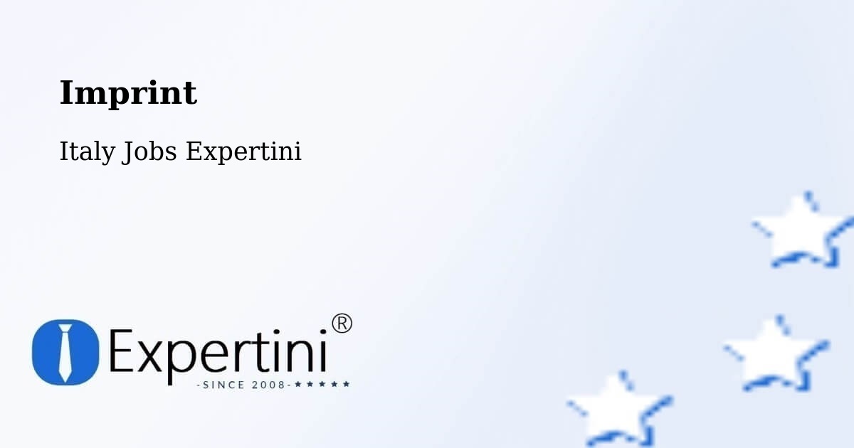Imprint – Ricadi - Italy Jobs Expertini